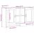 Dulap, lemn vechi, 120x30,5x70 cm, lemn prelucrat GartenMobel Dekor