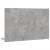 Dulap baie cu oglindă, gri beton, 60x11x37 cm, lemn prelucrat GartenMobel Dekor