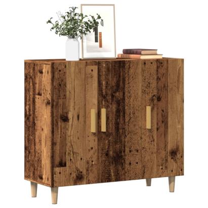 Dulap, lemn vechi, 90x34x80 cm, lemn prelucrat GartenMobel Dekor