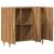 Dulap, stejar artizanal, 90x34x80 cm, lemn prelucrat GartenMobel Dekor