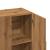 Dulap, stejar artizanal, 90x34x80 cm, lemn prelucrat GartenMobel Dekor