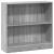 Bibliotecă, gri sonoma, 80x24x76 cm, lemn prelucrat GartenMobel Dekor