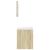 Set mobilier de baie, 3 piese, stejar sonoma, lemn prelucrat GartenMobel Dekor