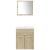Set mobilier de baie, 3 piese, stejar sonoma, lemn prelucrat GartenMobel Dekor