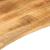 Blat birou cu decupaj curbat 80x50x2,5 cm lemn masiv mango brut GartenMobel Dekor