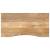 Blat birou cu decupaj curbat 120x50x2,5cm lemn masiv mango brut GartenMobel Dekor