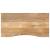 Blat birou cu decupaj curbat 140x50x2,5cm lemn masiv mango brut GartenMobel Dekor