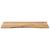 Blat birou cu decupaj curbat 140x50x2,5cm lemn masiv mango brut GartenMobel Dekor