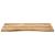 Blat birou cu decupaj curbat 90x60x2,5 cm lemn masiv mango brut GartenMobel Dekor