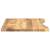 Blat birou cu decupaj curbat 90x60x2,5 cm lemn masiv mango brut GartenMobel Dekor
