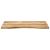 Blat birou cu decupaj curbat 100x60x2,5 cm lemn masiv mango GartenMobel Dekor