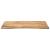 Blat birou cu decupaj curbat 100x80x2,5cm lemn masiv mango brut GartenMobel Dekor