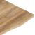 Blat birou cu decupaj curbat 100x80x2,5cm lemn masiv mango brut GartenMobel Dekor