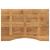 Blat birou cu decupaj curbat 100x50x2,5cm lemn masiv mango brut GartenMobel Dekor