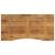Blat birou cu decupaj curbat 110x50x2,5cm lemn masiv mango brut GartenMobel Dekor