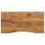 Blat birou cu decupaj curbat 120x50x2,5cm lemn masiv mango brut GartenMobel Dekor