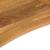 Blat birou cu decupaj curbat 80x60x2,5 cm lemn masiv mango brut GartenMobel Dekor