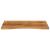 Blat birou cu decupaj curbat 80x60x2,5 cm lemn masiv mango brut GartenMobel Dekor