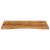 Blat birou cu decupaj curbat 90x60x2,5 cm lemn masiv mango brut GartenMobel Dekor