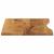 Blat birou cu decupaj curbat 100x60x2,5 cm lemn masiv mango GartenMobel Dekor