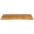 Blat birou cu decupaj curbat 100x80x2,5cm lemn masiv mango brut GartenMobel Dekor