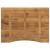 Blat birou cu decupaj curbat 100x80x2,5cm lemn masiv mango brut GartenMobel Dekor