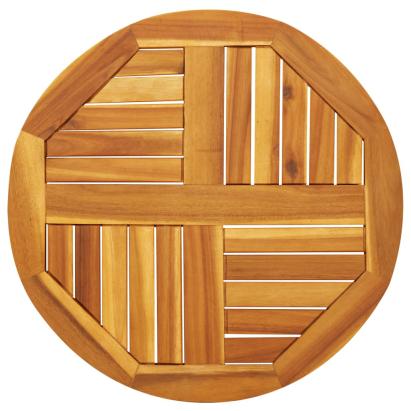 Blat de masă rotund, Ø60x2 cm, lemn masiv de acacia GartenMobel Dekor