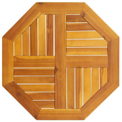 Blat de masă, 60x60x2 cm, octogonal, lemn masiv acacia GartenMobel Dekor