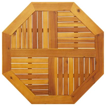 Blat de masă, 80x80x2,2 cm, octogonal, lemn masiv acacia GartenMobel Dekor