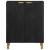 Dulap, negru, 60x33x75 cm, lemn prelucrat GartenMobel Dekor