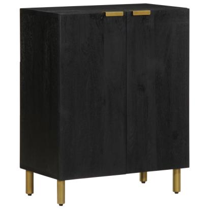 Dulap, negru, 60x33x75 cm, lemn prelucrat GartenMobel Dekor