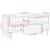Dulap TV, negru, 100x33x46 cm, lemn prelucrat GartenMobel Dekor