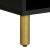 Dulap TV, negru, 100x33x46 cm, lemn prelucrat GartenMobel Dekor