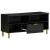Dulap TV, negru, 100x33x46 cm, lemn prelucrat GartenMobel Dekor