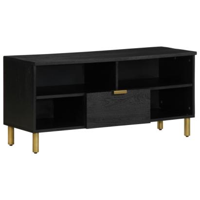 Dulap TV, negru, 100x33x46 cm, lemn prelucrat GartenMobel Dekor
