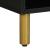 Dulap TV, negru, 80x33x46 cm, lemn prelucrat GartenMobel Dekor