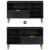 Dulap TV, negru, 80x33x46 cm, lemn prelucrat GartenMobel Dekor