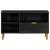 Dulap TV, negru, 80x33x46 cm, lemn prelucrat GartenMobel Dekor