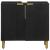 Dulap chiuveta de baie, negru, 62x33x58 cm, lemn prelucrat GartenMobel Dekor