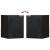 Dulap suspendat de baie, negru, 38x33x48 cm, lemn prelucrat GartenMobel Dekor