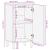 Dulap, negru, 40x33x75 cm, lemn prelucrat GartenMobel Dekor