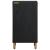 Dulap, negru, 40x33x75 cm, lemn prelucrat GartenMobel Dekor