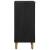 Dulap, negru, 40x33x75 cm, lemn prelucrat GartenMobel Dekor