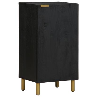 Dulap, negru, 40x33x75 cm, lemn prelucrat GartenMobel Dekor