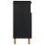 Dulap, negru, 60x33x75 cm, lemn prelucrat GartenMobel Dekor