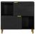 Dulap, negru, 80x33x75 cm, lemn prelucrat GartenMobel Dekor