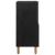 Dulap, negru, 80x33x75 cm, lemn prelucrat GartenMobel Dekor