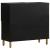 Dulap, negru, 80x33x75 cm, lemn prelucrat GartenMobel Dekor