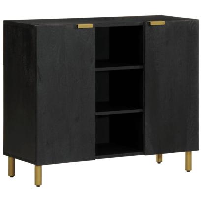 Servantă, negru, 90x33x75 cm, lemn prelucrat GartenMobel Dekor