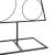 Brad de Crăciun din metal pentru decor, negru, 150 cm GartenMobel Dekor